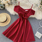 Cute A line short dress fashion dress  733