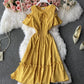 Cute A line short dress fashion dress  727