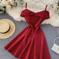 Cute A line short dress fashion dress  733