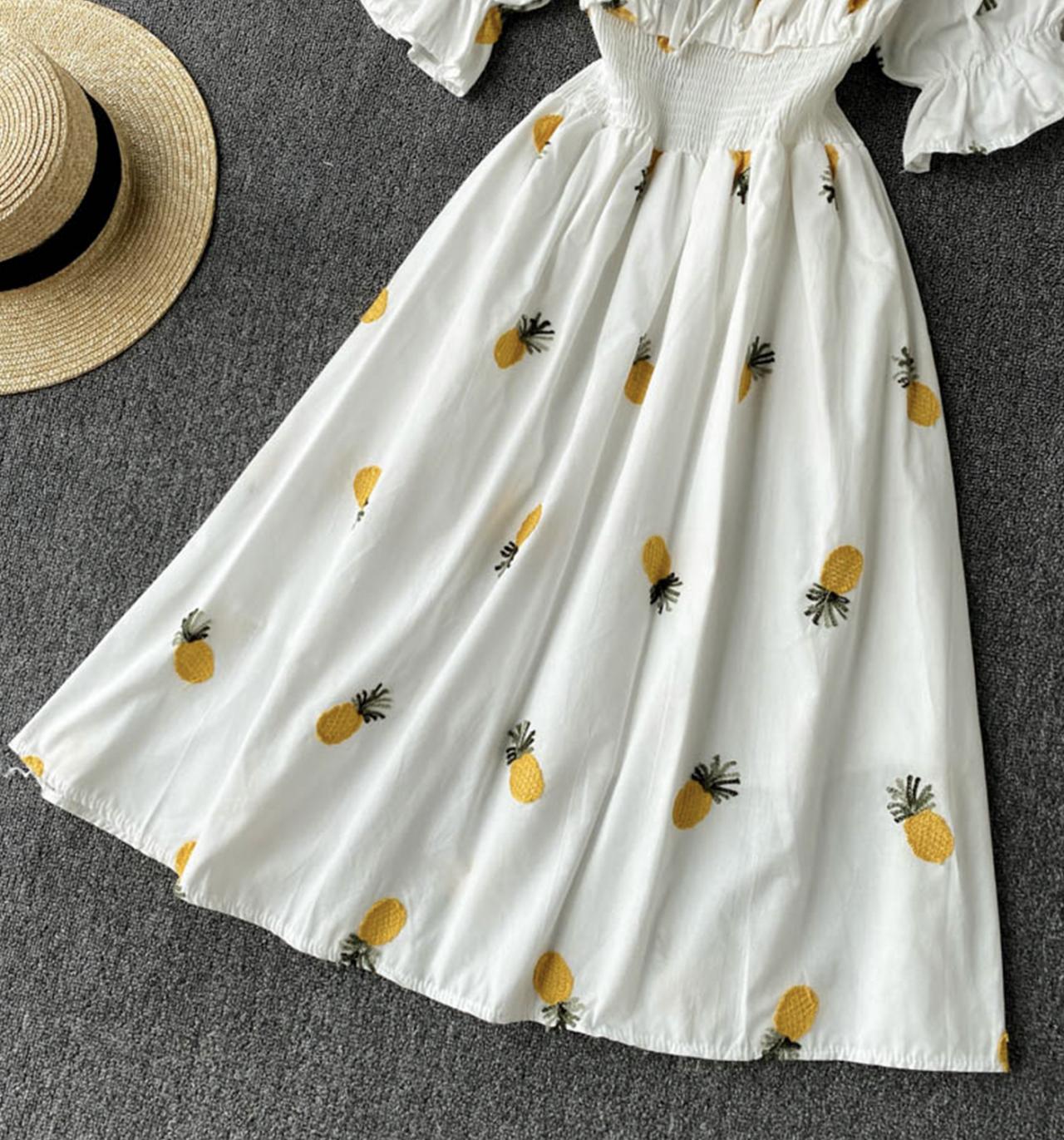 Süßes Erdbeerkleid Kirschkleid Ananaskleid 709