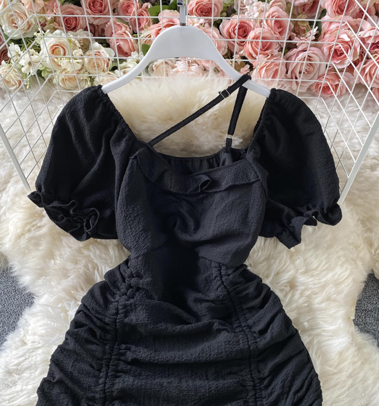 Simple short dress fashion dress  707