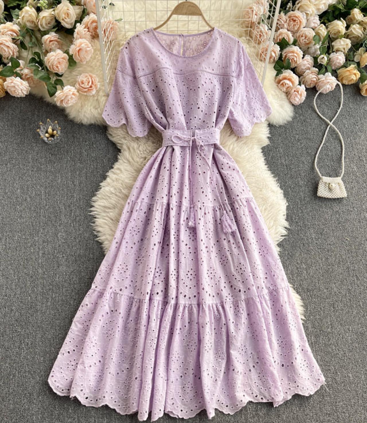 Cute A line short dress fashion dress  719