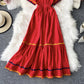 Simple v neck short dress fashion dress  702