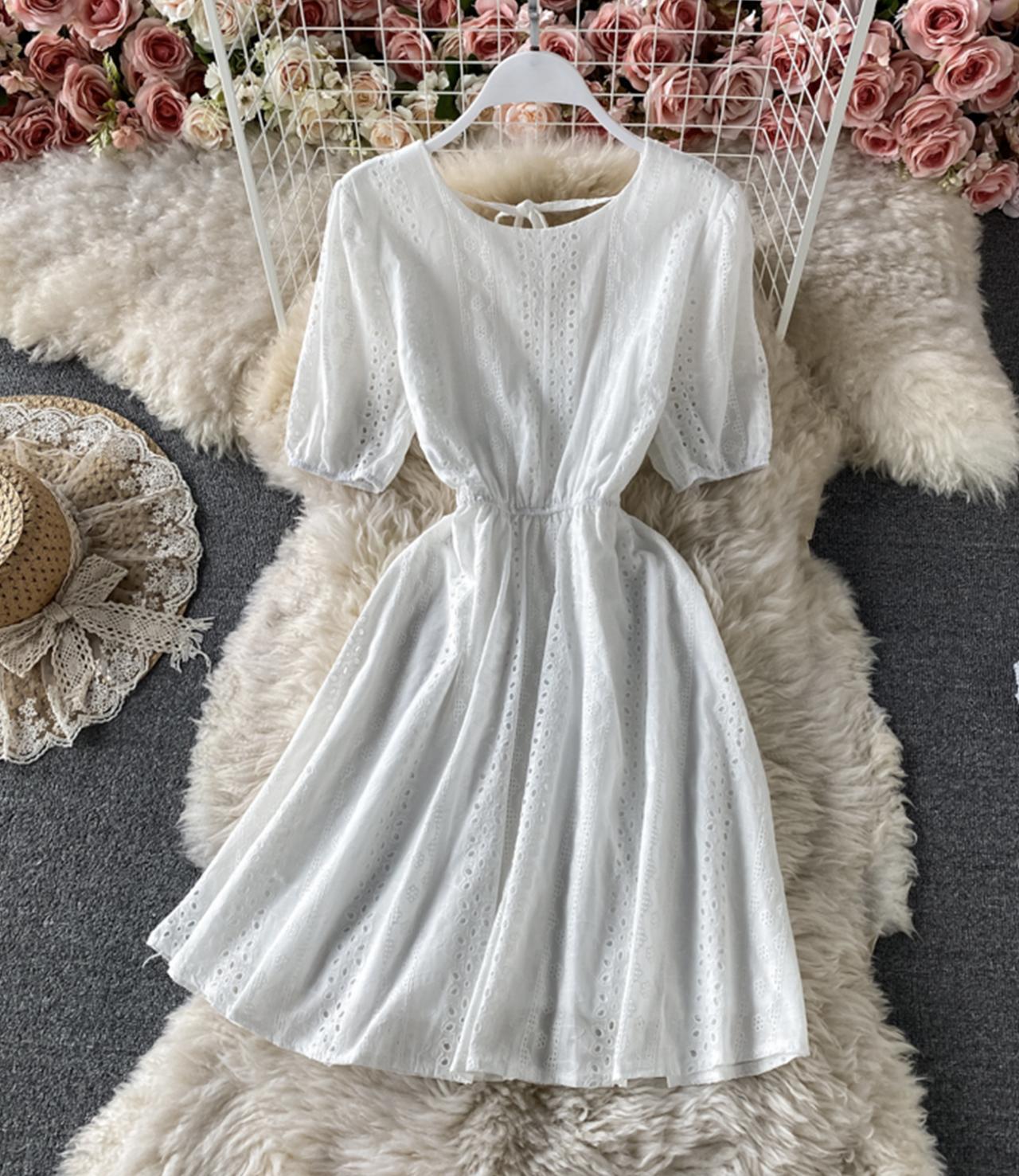 Cute A line short dress fashion dress  722