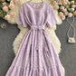 Cute A line short dress fashion dress  719