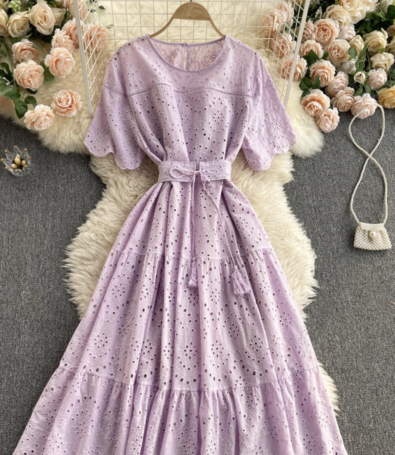 Cute A line short dress fashion dress  719
