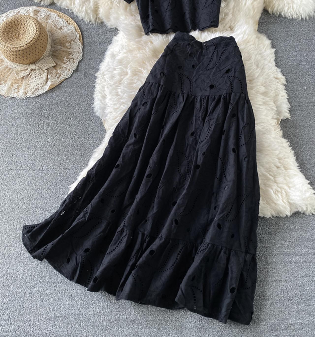 Süßes Kleid in A-Linie, zweiteiliges Kleid 705