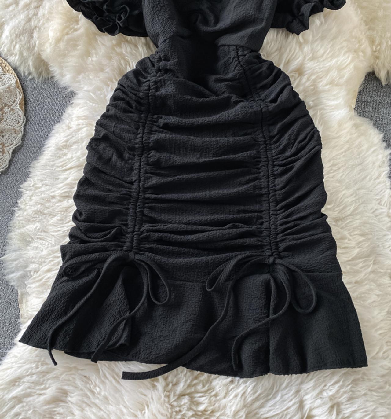 Simple short dress fashion dress  707
