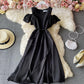 Cute A line short dress fashion dress  696