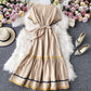 Simple v neck short dress fashion dress  702
