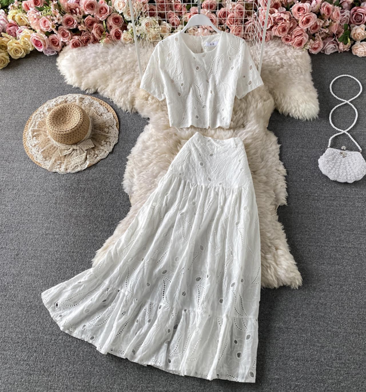 Süßes Kleid in A-Linie, zweiteiliges Kleid 705