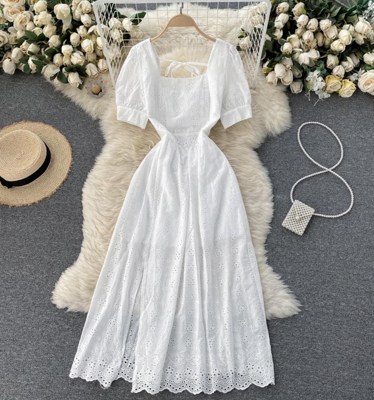 Cute A line short dress fashion dress  699