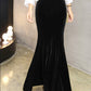Mermaid velvet long skirt  3483