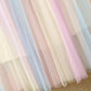 Cute rainbow color tulle skirt  3502