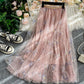 Shiny tulle sequins skirt girl skirt  3492