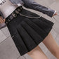 Stylish A line short skirt pleated skirt  3469
