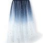 Cute sequins tulle skirt  3514