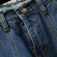 Cute A line denim skirt  3516
