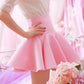 Cute A line short skirt  3463