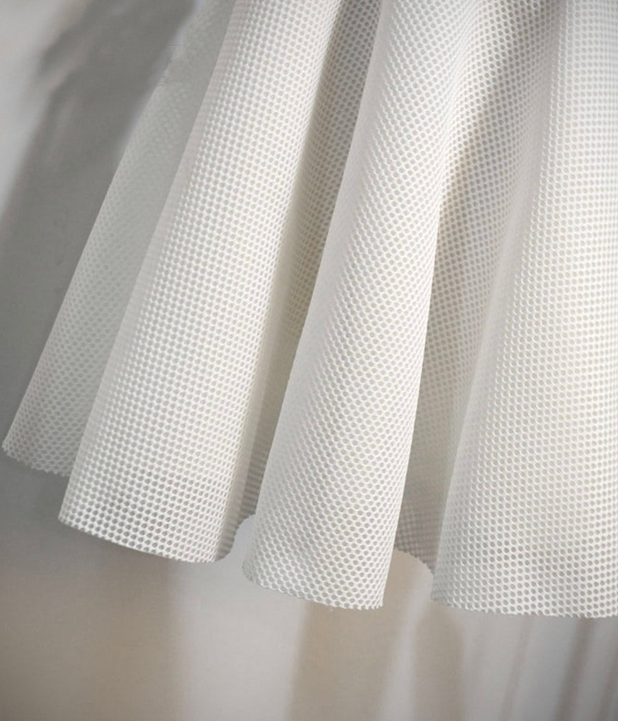 Stylish A line skirt white/black skirt  3505