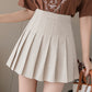 Stylish A line plaid short skirt pleated skirt  3472