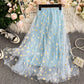 Cute A line tulle little daisy skirt  3503