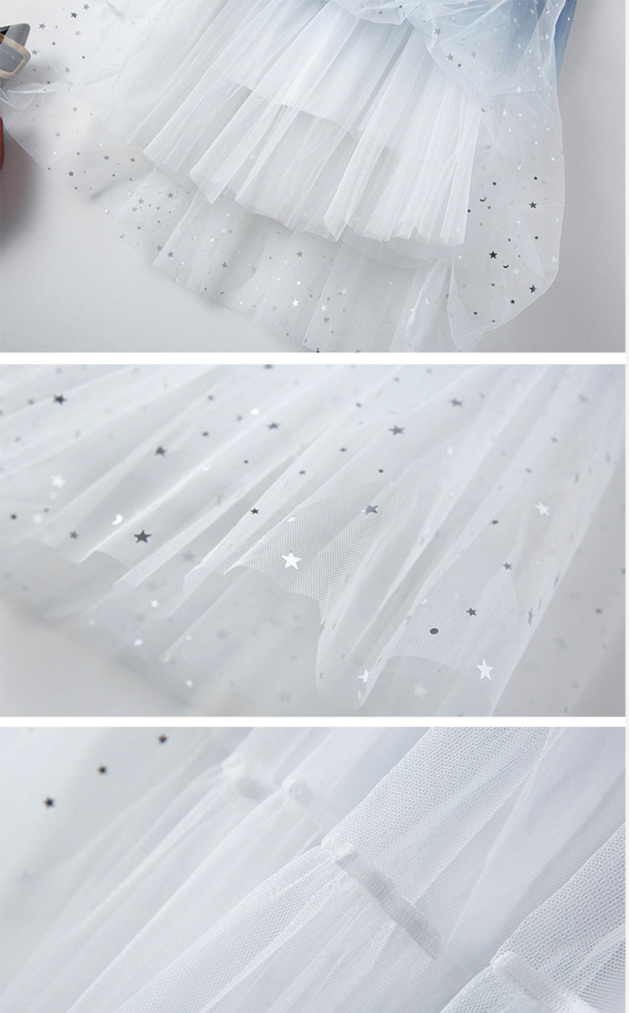 Cute sequins tulle skirt  3514
