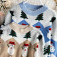 Sweater cute Christmas pattern sweater  059