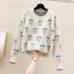 Lovely loose strawberry sweater  051