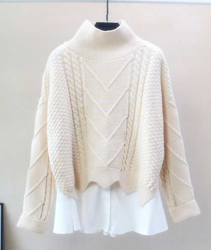 Pull élégant en deux pièces 080