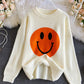 Süßer Smiley-Pullover 057