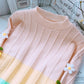 Lovely flowers long sleeve sweater  083