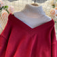 Stylish long sleeve sweater high neck sweater  053