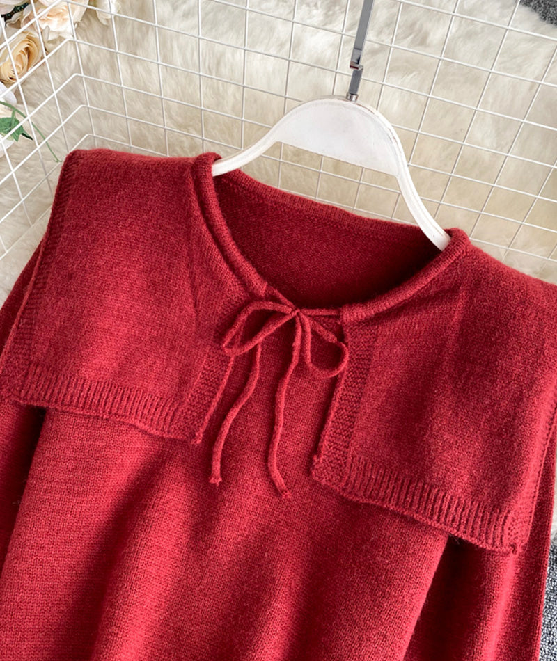 Pull à revers au design unique 088