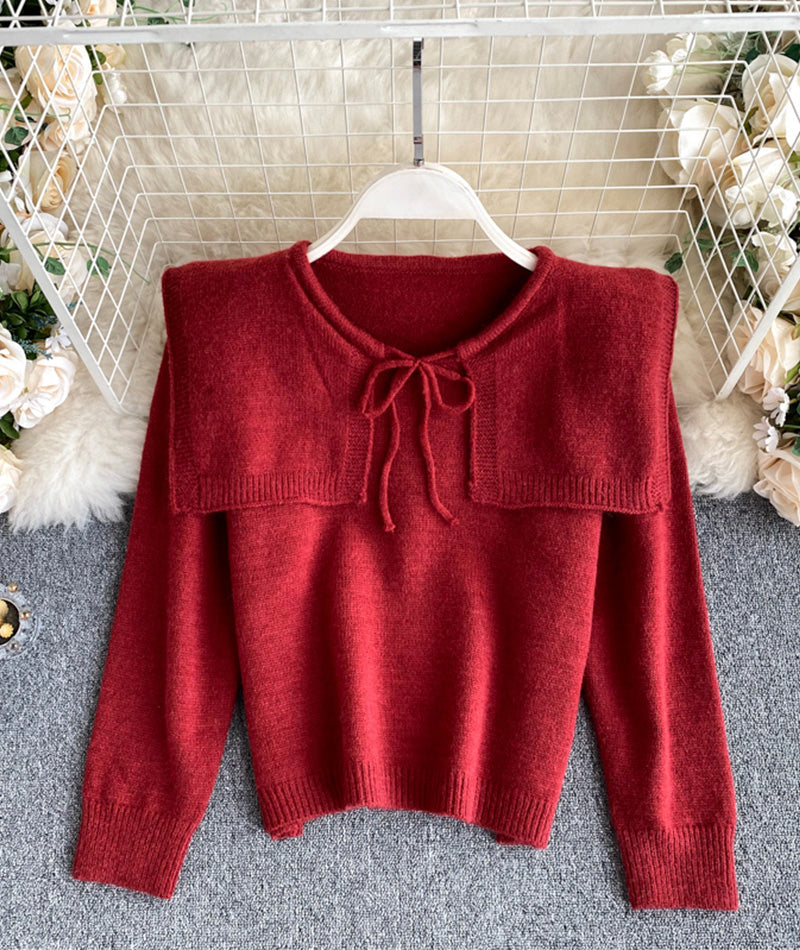 Pull à revers au design unique 088