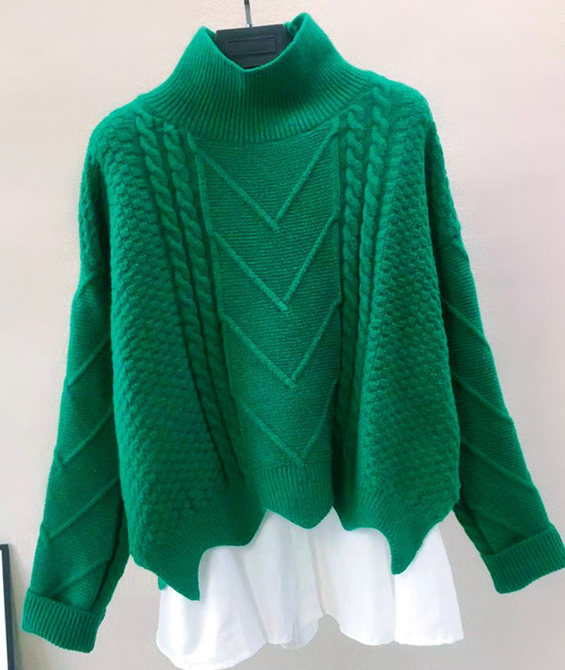 Pull élégant en deux pièces 080