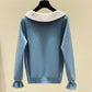 Sweet long-sleeved knitted sweater  102