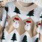 Sweater cute Christmas pattern sweater  059