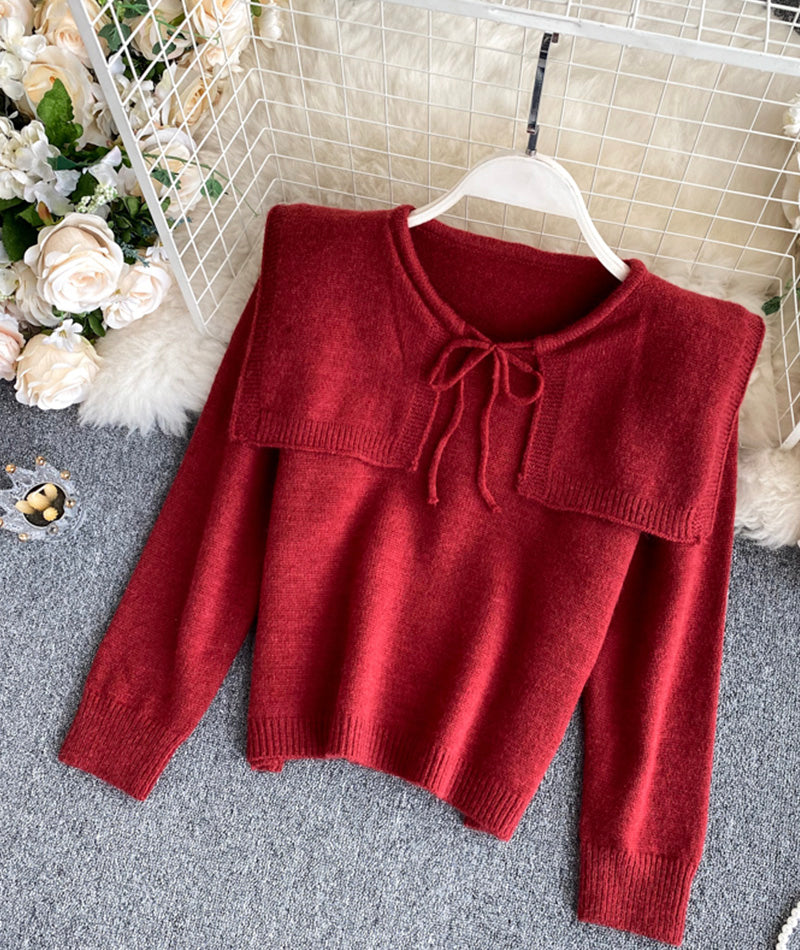 Pull à revers au design unique 088