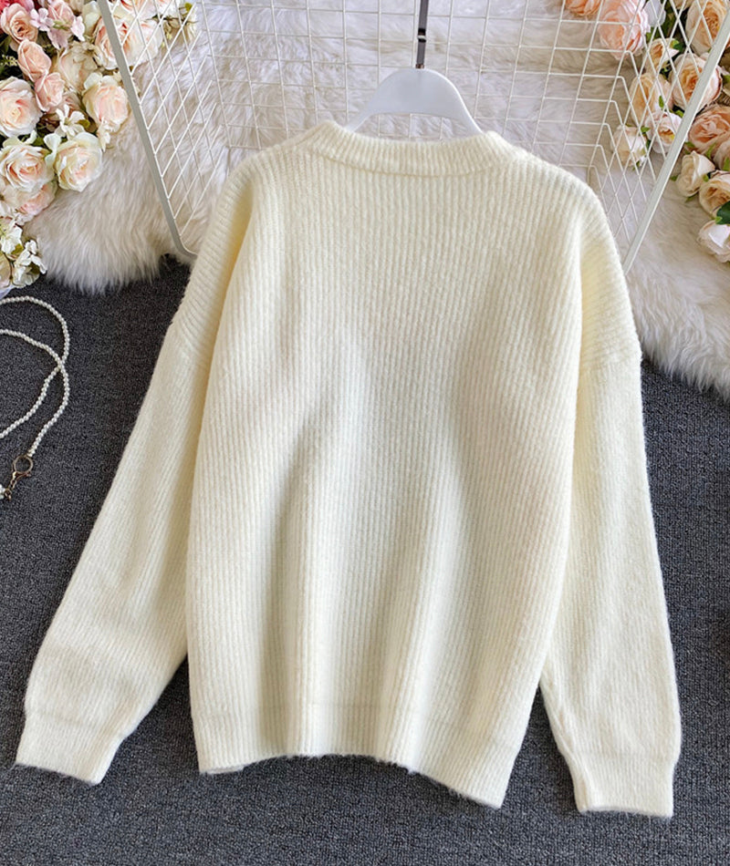 Süßer Smiley-Pullover 057