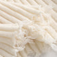 Weißer Fransenpullover Weißer Langarmpullover Top 110