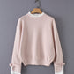 Sweater simple long sleeve sweater  065