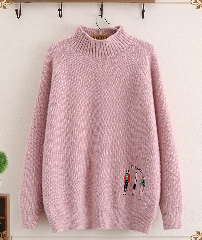 Sweater Saturday thick sweater  074