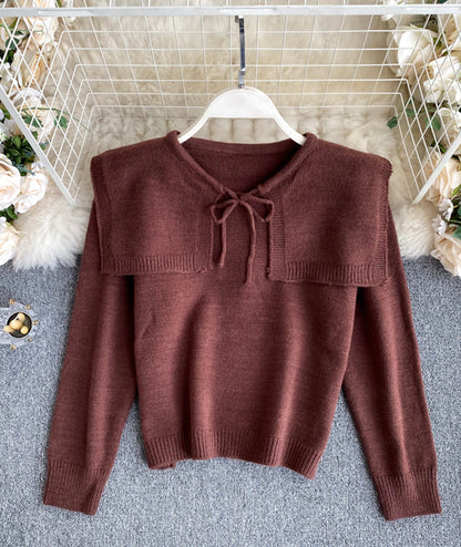 Pull à revers au design unique 088