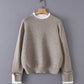 Sweater simple long sleeve sweater  065