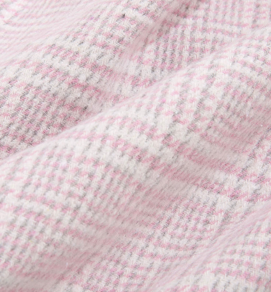 Cute plaid long sleeve top T-shirt  071