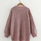 Schöner Blumen-Langarmpullover 044