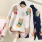 Lovely loose long sleeve sweater  049