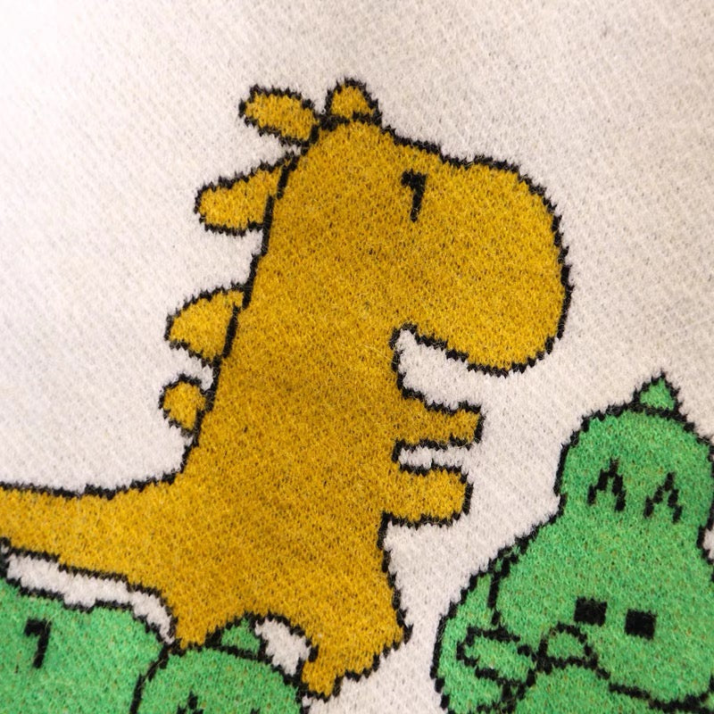 Süßer Dinosaurier-Langarmpullover 033