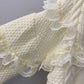 Cute cardigan lace long sleeve sweater  015
